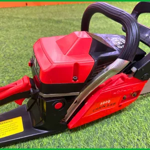 High Power 5200 Gasoline Chainsaw | Portable Logging Saw for Tree Cutting | 2.2kW Industrial Gas Powered Chain Saw thumbnail-4