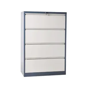 Factory Price Drawer File Cabinet Lateral Cabinet Metal 4 Drawer File Cabinet thumbnail-4