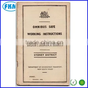 Personalized SYDNEY BUS SAFE WORKING INSTRUCTIONS BOOK thumbnail-1