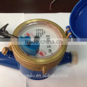 LXSG15E Remote Dry Dial Brass Water Meter thumbnail-1