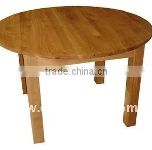 DT-4015 Solid Oak Furniture Round Cheap Bar Table Sets thumbnail-1