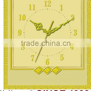 Decorative Plastic Wall Clock With Quartz thumbnail-1