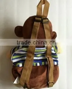 Monkey Plush Backpack/stuffed Monkey Backpacks/Wholesale Plush Monkey Backpack thumbnail-2