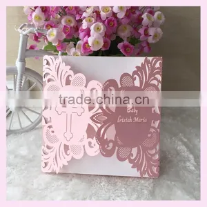 Cheap Laser Cut Cards Wedding Invitation Card Made in Chinese Factory,baby Christening and Quinceanera Inviteation Greetingcard thumbnail-3