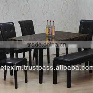Dining Set , Dining Table , Dining Chair , Marble 2S thumbnail-1