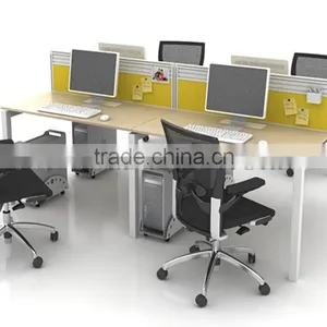 Modern 6-seat Workstation, Office Partition ( SZ-WS001) thumbnail-3