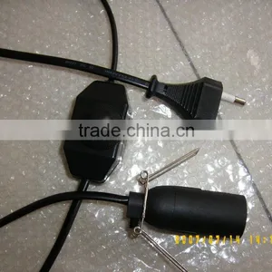 Euro 2 Pins Plug Power Cord With Dimmer Switch thumbnail-1