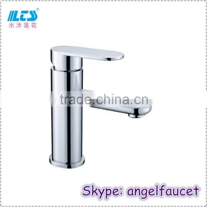 Guangdong Ceramic Cartridge Deck Mounted Series Basin Faucet Cheap Sanitary Wares thumbnail-1