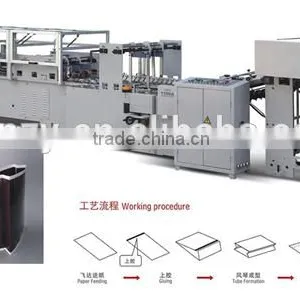 Shopping Carry Paper Bag Making Machine/Automatic Brown Kraft Paper Bag Making Machine/square Bottom Paper Bag Making Machine thumbnail-1