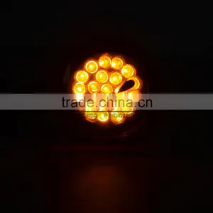 BJ-SL-062 Universal E-Mark Chrome Aluminum Amber Motorbike LED Light Motorcycle Turn Signal thumbnail-3