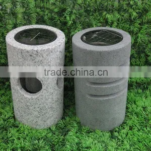 Sun Energy Stone Lamp,solar Garden Law Light,outdoor Stone Lantern thumbnail-1