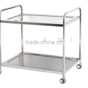 Hospital Furniture Manufacturers Medical Stainless Steel Medical Trolley thumbnail-1