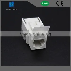 Cat5 Felame Keystone Jack Rj45 Cat6 Blue W Cable Holder thumbnail-5