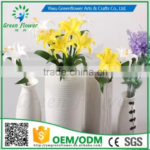 2016 Wholesale Multicolor Artificial Flowers Lily Real Touch Bouquet Wedding Bridal Home Declarative Flowers thumbnail-6
