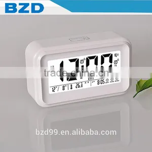 New Design Promotion Item Smart Voice Telling Multi-functional USB Digital LCD Display Alarm Clock thumbnail-1