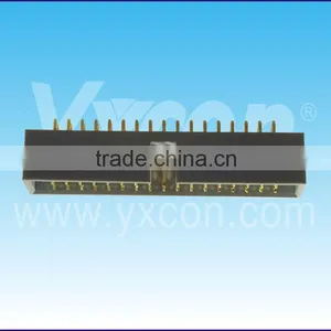 Dongguan ISO Certificate 2.54mm Pitch Two Rows 180 Degree Box Header thumbnail-6
