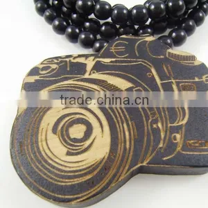 2015 Custom Handmade Wooden Beaded Necklace thumbnail-2