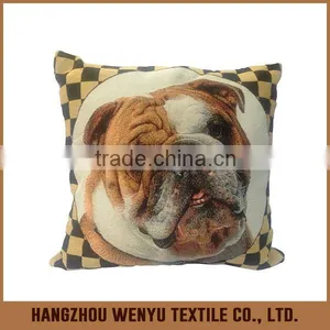 PLUS 45*45cm Square Throw Funny Pillows Home Sofa Decorative Dog Design Cushion Case Custom Cushion Covers thumbnail-4