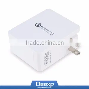 Fast High Speed Intelligent Usb Charging Station Mobile Phone 3 Usb Multi Usb AC Home Wall Charger QC 2.0 Travel Charger thumbnail-3