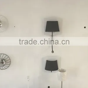 CE/RoHS 2 Years Warranty 9.3w Modern Fabric and Aluminium Wall Lights thumbnail-3