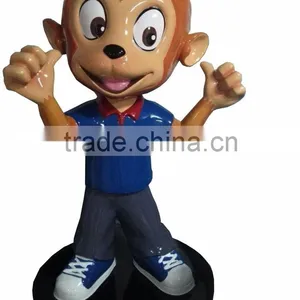 Resin Cartoon Little Monkey Statue thumbnail-1