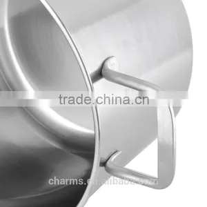 LOW MOQ Stainless Steel Restaurant Commercial Casserole&2016 Chuangsheng Double Wall Stainless Steel Cookware Quality Choice thumbnail-3