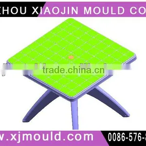 Good Quality Long Lifetime Plastic Square Table Injection Mould thumbnail-1