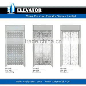 XY Elevator HAIRLINE MIRROR ETCHING Elevator Door Panel thumbnail-1