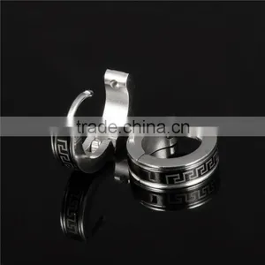 316L Jewellery Cool Style Trend 2016 Hoop Earrings for Man thumbnail-3