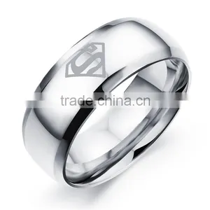 316L Stainless Steel Hot Sale Jewelry Fashion 2016 Supper Hero Man Sexs Ring thumbnail-2