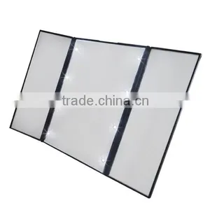 Plastic Three Way Square Makeup Vanity Mirror With Lights Supplier's Choice thumbnail-3