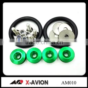 Green Color Rear or Front Bumpers Quick Release Fasteners thumbnail-1