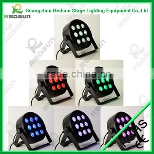 Newest dj Disco New Year Decoration Guangzhou 9pcs Flat Par Light thumbnail-1