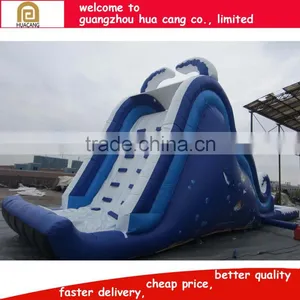 2016 China Funny Giant Inflatable Slide/titanic Inflatable Long Slide With Large Pool thumbnail-6