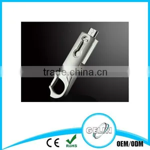 Key Chain and Usb Flash Drive Double Use Aluminum Material Usb 2.0 thumbnail-2