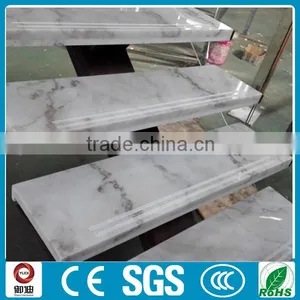 China Interior Wrought Iron Stone Prefabricated Straight Stairs --YUDI thumbnail-1