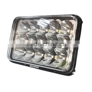LED WM-1245D 4''x6'' 45W LED Headlamp Replacement 12V 24V Car Truck thumbnail-1