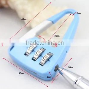 Cartoon Design Code Padlock Combination Luggage Rolling Lock For Safety thumbnail-4