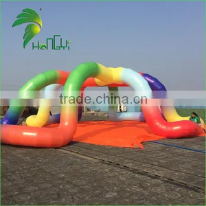 Inflatable Big Rainbow Shape Airtight Exhibition Tent for Fair thumbnail-5