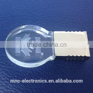Promotional Gift Item Acrylic Material Tranparent Personalized Laser Engraving Logo Led Light Bulb Shaped Usb Pen Drive Supplier's Choice thumbnail-4