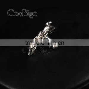 Fashion Jewelry Charming Rhinestone Musical Note Cuff-Link Silver Unisex Party Wedding Gift Promotion Apparel Accessories thumbnail-2