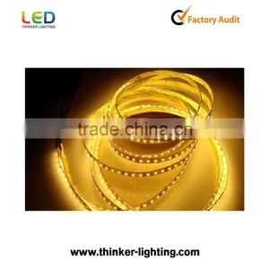 SMD3014 Led Strip Light Yellow Color 204led/m Strip Light Non-waterproof With CE&Rohs thumbnail-6