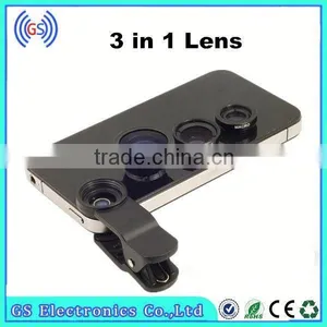 3 in 1 Universal Camera Lens,For Samsung Galaxy S4 Mini Fisheye Lens thumbnail-4