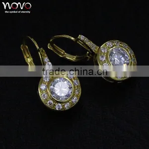 China Hot Sale Simple Gold Earring Designs for Women thumbnail-4
