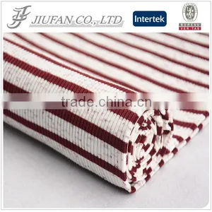 Rayon Price per Meter of Fashion Fabric 2016 and Striped Knit Rib Fabric Cuff thumbnail-1