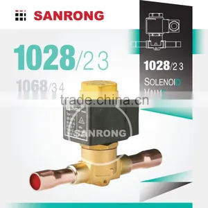 1028/2 1028/3 Direct Acting NC Solenoid Valve for HVAC Air Conditioning, Refrigerant Solenoid Valve With 1/4 3/8 ODF Solder 380V thumbnail-1