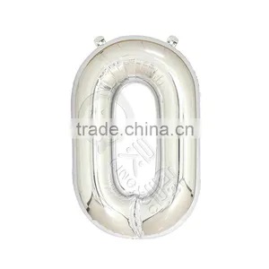 40inch Silver Aluminium Foil Number Balloon for Birthday Party Decoration Balloon thumbnail-2
