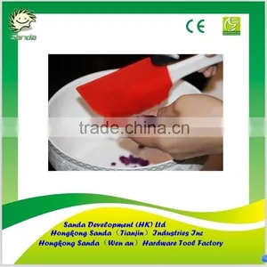Large Cake Silicone Spatula With Round Handle thumbnail-1