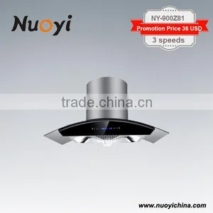 Tempered Glass Self Venting Commercial Range Hood thumbnail-5