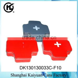 High Quality Cross Gift Medical Tin Can Box thumbnail-1